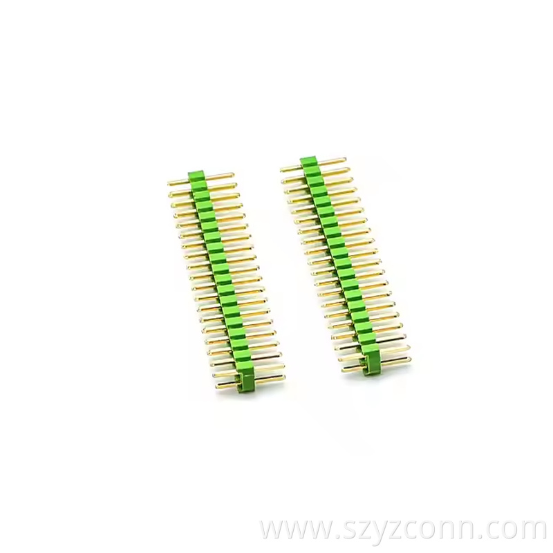 2.0mm Pitch Pin Header Dual Row Straight SQ0.5mm H2.0mm 21P-240P Green (4) 2.0mm Pitch Pin Header Dual Row Straight SQ0.5mm H2.0mm 21P-240P Green (4)